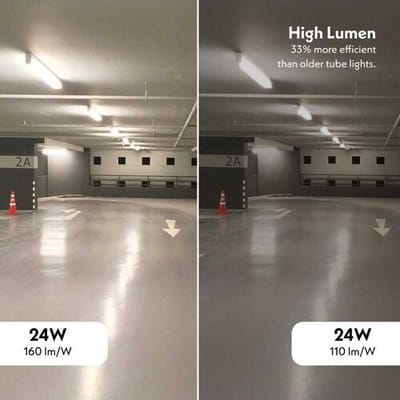 HOFTRONIC Set van 2 LED TL Buizen 150 cm - T8 (G13) - 24 Watt 3840 lumen - 160lm/W - High lumen - vervangt 128W (128W/840) - 4000K - flikkervrij