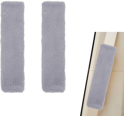 Allecto - Autogordelhoezen - Zacht - Faux Rabbit Fur - Grijze