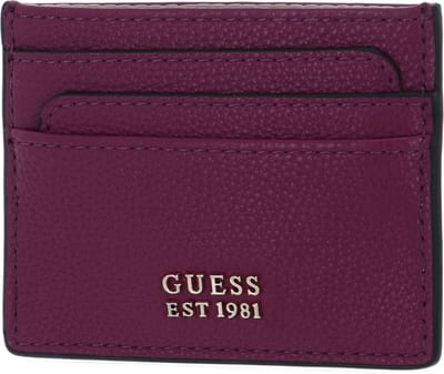 GUESS Kaarthouder Meridian SLG Card Holder Boysenberry (rood)paars