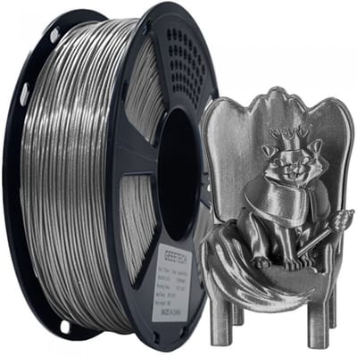 Geeetech - PLA Sparkly Silver (1.75mm - 1kg)