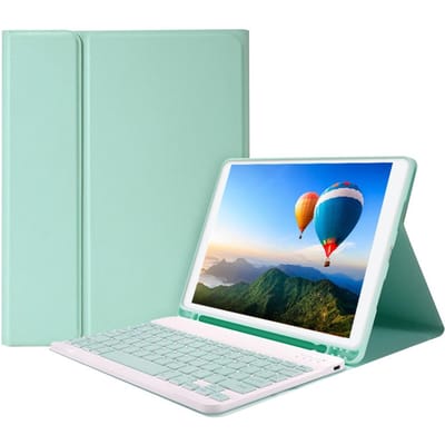 Afneembare BT-toetsenbordhoes met elastische pennenhouder Compatibel met iPad Pro11 2018/2020/ iPad air4 iPad 10.5&10.2
