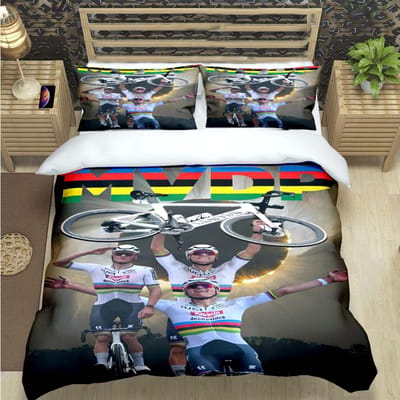 Mode Mountainbike Ttadej Pogacar Print Beddengoed Sets Beddengoed Set Dekbedovertrek Beddekbed Set Beddengoed Set Luxe Cadeau AU Single(140*210cm)3pcs