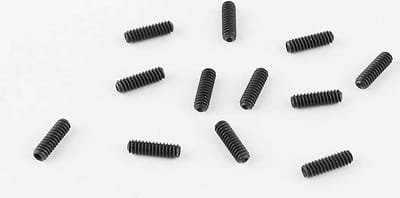 Fender 0018027049 Zadelhoogte Stelschroeven voor American Deluxe Telecaster® – Zwart, Kort (Set van 12)