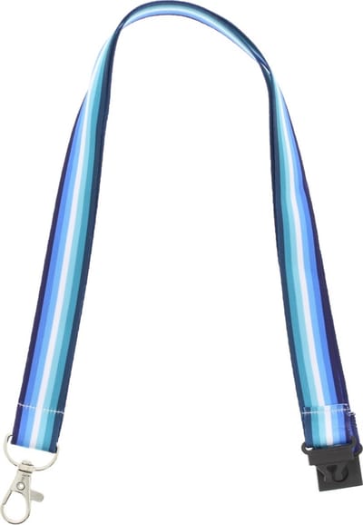 Zac's Alter Ego Sleutelkoord/Lanyard 90cm Gay Men's with Detachable Keyhook Multicolours