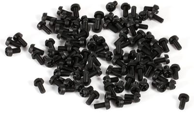 Nylon Schroeven en Moeren Set, M3 Rond Hoofd Phillips, 6mm, 100 Stuks, Duurzaam en Lichtgewicht