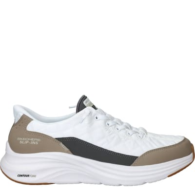 Skechers CONTOUR FOAM - COZY FIT Heren Instappers - Wit