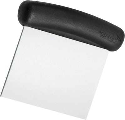 Déglon Roestvrijstalen deegsnijder – ergonomisch – vierkant blad – vaatwasmachinebestendig