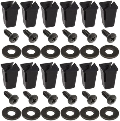 Dailygoods- Bevestiging Clips - 20 Stuks - Schroeven - Moeren - Wasmachines - Duurzaam Materiaal - Compatibel met Land Rover Defender - Bevestigingsset