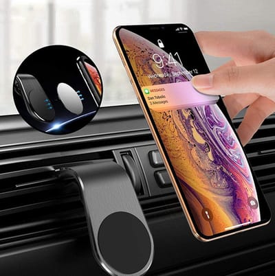 Magnetische Telefoonhouder Ventilatierooster Voor Auto I Magneet Smartphonehouder I Universeel Voor Alle Smartphones I Zwart