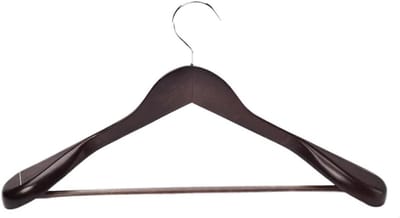 Houten Kleerhangers - Set van 4 - Kleding Opbergen - Antislip Brede Schouder - Niet gespecificeerd - Niet gespecificeerd