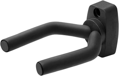 Gitaar Hanger - Muurbeugel Instrument - Muziek Decoratie - Draaibare Arm - 22.8 cm - Zwart