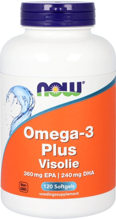 Now - Omega-3 Plus 360 mg EPA 240 mg DHA (120 softgels)