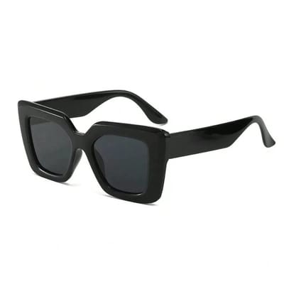 Bold Square Zonnebril - Zwart | Bold Black | Fashion Favorite
