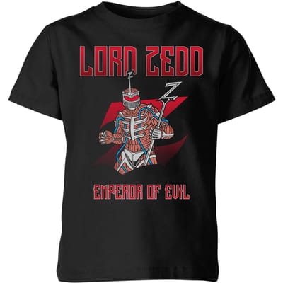 Power Rangers Lord Zedd Kids' T-Shirt - Zwart - 98/104 (3-4 jaar)