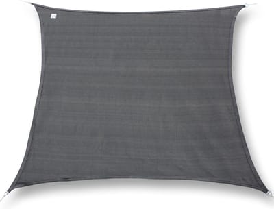 hanSe® Schaduwdoek Vierkant Waterafstotend 6x6 m Zonnedoek Grijs