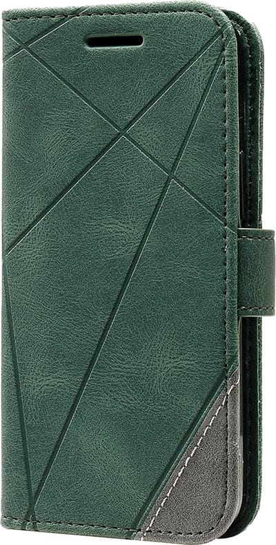 Hoesje geschikt voor Samsung Galaxy S26 - Bookcase - Pasjeshouder - Portemonnee - Patroon - Kunstleer - Groen
