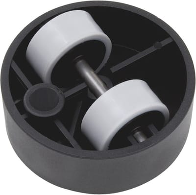 Wurth - Dubbel design-meubelwiel, draaibaar - Dubbel meubelwiel draaibaar x 4 st - 50 kg