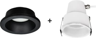 Inbouwspot Bados Rond Zwart IP65