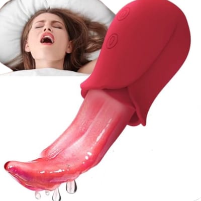 Intiem Cadeau - Vibrators voor vrouwen - Tong Vibrator - realistisch - Seks toys voor vrouwen - Clitoris stimulator - 10 vibraties