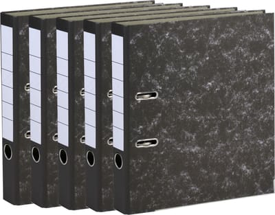 Topwrite Ringband map/ordner - 5x - Home Office - 2 gaats A4 - zwart - breedte 5 cm