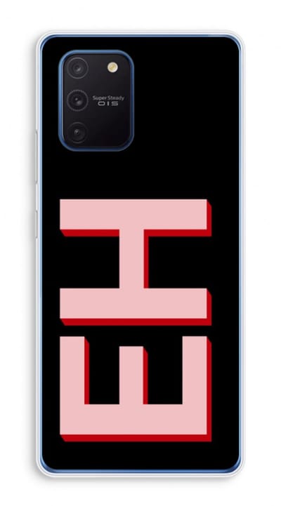 Gepersonaliseerd - Case Company® - Hoesje geschikt voor Samsung Galaxy Note 10 Lite hoesje - Monogram - Soft Cover Telefoonhoesje - Bescherming aan alle Kanten en Schermrand