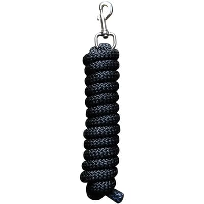 Harrys Horse Halstertouw Denz Musketon 2.5m Zwart