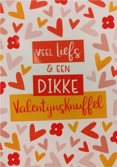 Kaart - Valentijn - Veel liefs - SVS08-A