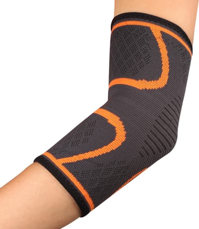 Elleboogbrace - Compressie band elleboog - Steunband - Compression sleeve - Elleboog ondersteuning - Sport brace - Tennisarm ondersteuning - Arm sleeve - Fitness brace - Support - Maat S - Jonyx
