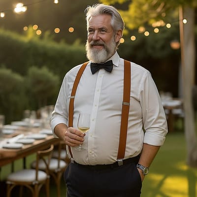 Sir Redman - Bretels - XL bretels cognac - cognac