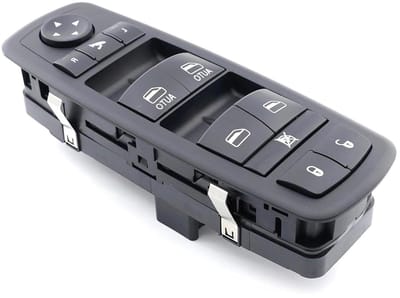 Raambediening Schakelaar - Auto Lifter - Fijne Rit - Directe Vervanging - 1x1x1 cm - Zwart