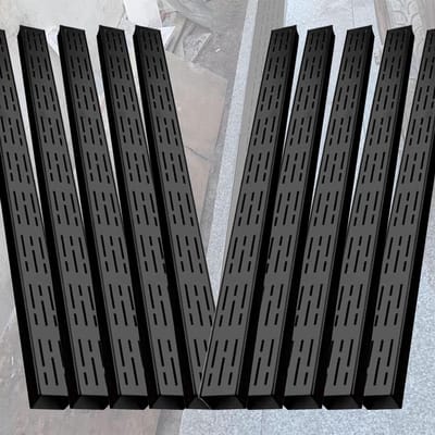 Afwateringsgoot RVS - Drainagesysteem Buiten - Wateroverlast Voorkomen - Draagvermogen 3 Ton - 975 cm Lengte - Zilverkleurig