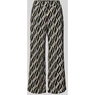 Culotte met all-over motief en elastische band
