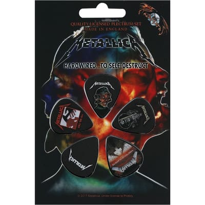 Metallica Mix Unisex Plectrumset - meerkleurig - Standard