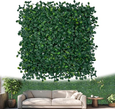 Kunstgras Wandpaneel - Groene Panelen - Wanddecoratie Buiten - UV-bestendig Materiaal - 6 Stuks 30x30cm - Groen