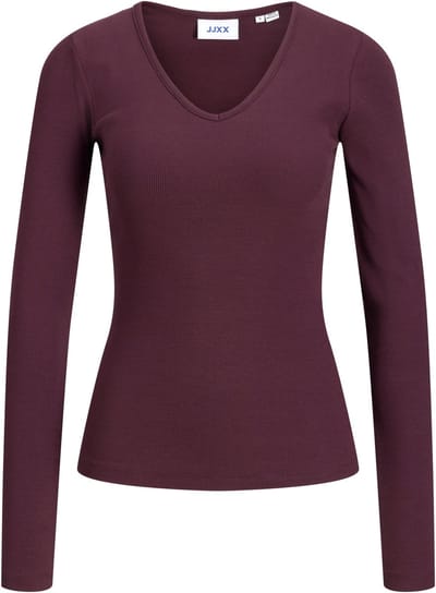 JJXX - Dames t-shirt - Maat S - Vrouwen - Rood - katoen