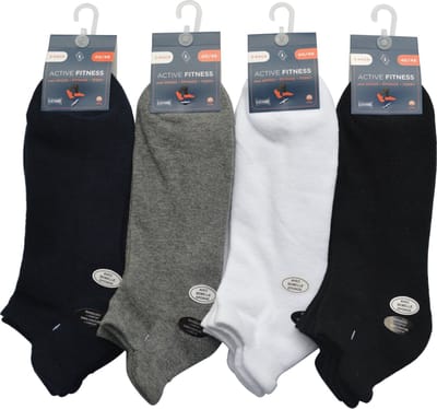 Heren shortsocks padded sportsokken - mannen kousen maat 40/46 - 12 paar effen gekleurde sportkousen met sponszool