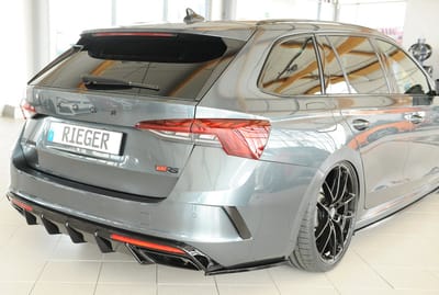 RIEGER - PERFORMANCE DIFFUSER - SKODA OCTAVIA RS NX - GLOSS BLACK