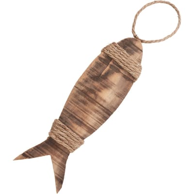 Hout decoratieve hanger vis