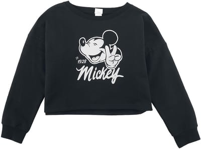Mickey Mouse Kids - Mickey Mouse Dames Sweatshirt - zwart - 176