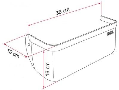 Fiamma Pocket XL universeel camperrek