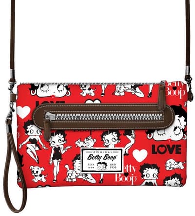 Karactermania - Betty Boop Crossbody-Clutch-Schoudertasje rood - (bxhxd) ca. 28 x 17 cm x 1,5 cm