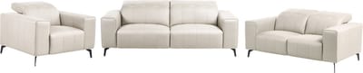 OMMEL - Bankenset - Lichtbeige - Polyester