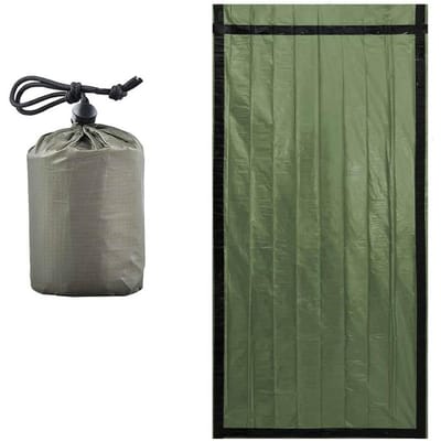 Noodslaapzak Waterdicht Ultralicht Thermische Slaapzak Verlengde PE Aluminiumfolie Survival Deken voor