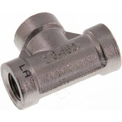Rp 1/8'' RVS T-stuk 16 Bar [2 Stuks]
