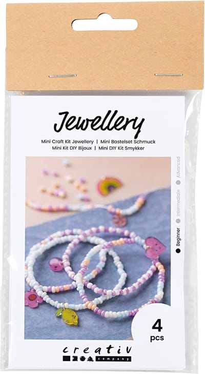 Creativ Company - Mini Hobbyset Jewelry Shrink Wrap Bracelets Purple