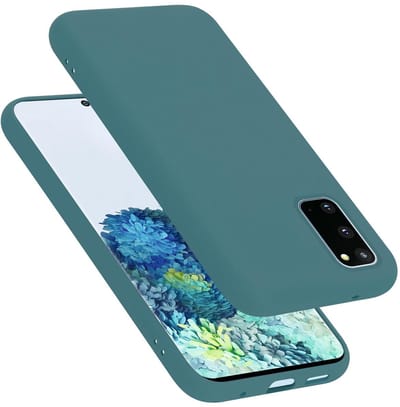 Cadorabo Hoesje geschikt voor Samsung Galaxy S20 in LIQUID GROEN - Beschermhoes gemaakt van flexibel TPU silicone Case Cover