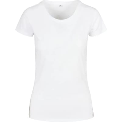 Damesshirt 'Basic Tee' met ronde hals White - XS