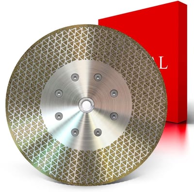 Dailygoods- Diamantschijf 230 mm - Premium 2in1 - Slijpen/doorslijpen - Hoge prestaties - Voor tegels/keramiek - Geschikt voor haakse slijpers - Slijpschijf