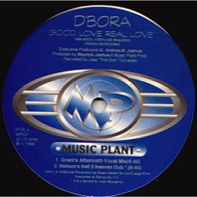 12-inch Plaat D'BORA - Good Love, Real Love MP037 Music Plant 1996 VS Dans & Electronica Gebruikt