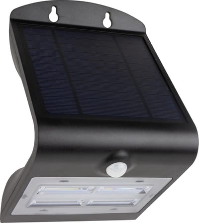 Solar LED Buitenlamp met Bewegingsmelder - Vlinder Model - Zwart